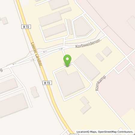 Standortübersicht der Strom (Elektro) Tankstelle: EWE Go GmbH in 26605, Aurich