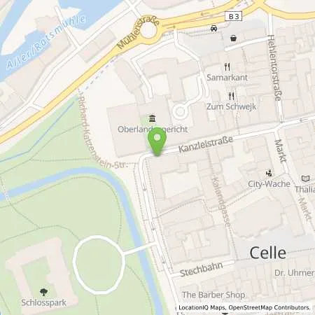 Standortübersicht der Tankstelle SVO Vertrieb GmbH in 29221 Celle