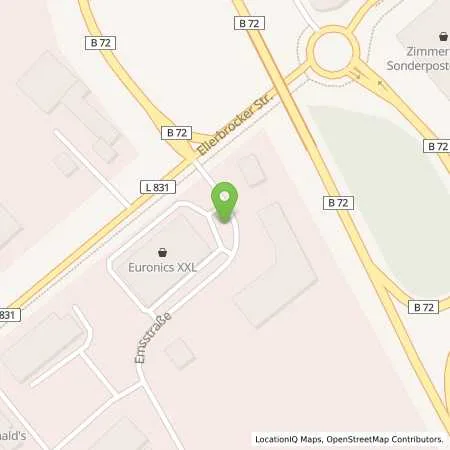 Standortübersicht der Tankstelle EnBW mobility+ AG und Co.KG in 26169 Friesoythe