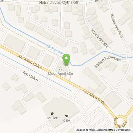 Standortübersicht der Tankstelle EWE Go GmbH in 26169 Friesoythe