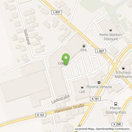 Standortübersicht der Tankstelle EWE Go GmbH in 49622 Lastrup