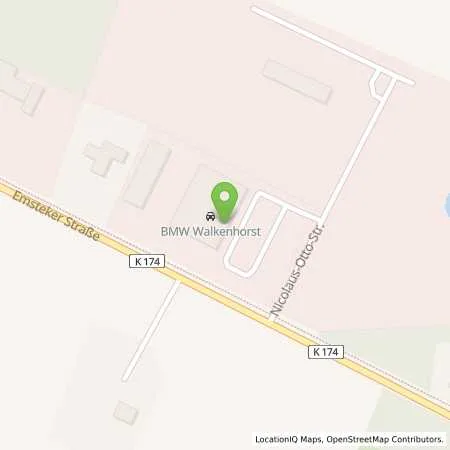 Standortübersicht der Tankstelle Autohaus Walkenhorst Clopenburg GmbH in 49661 Cloppenburg