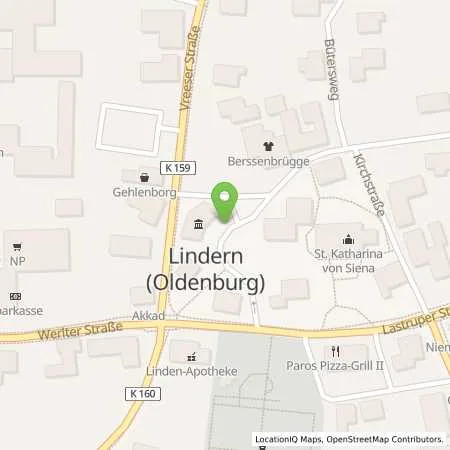 Standortübersicht der Tankstelle EWE Go GmbH in 49699 Lindern