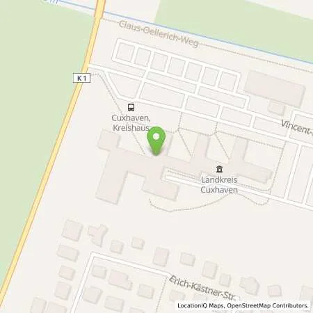 Standortübersicht der Tankstelle EWE Go GmbH in 27472 Cuxhaven