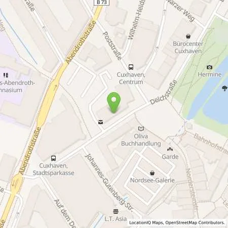 Standortübersicht der Tankstelle EWE Go GmbH in 27472 Cuxhaven