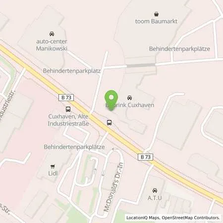 Standortübersicht der Tankstelle EWE Go GmbH in 27472 Cuxhaven