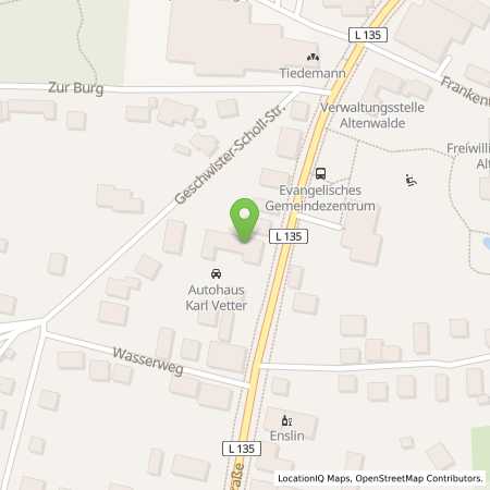 Standortübersicht der Strom (Elektro) Tankstelle: Autohaus Karl Vetter in 27478, Cuxhaven