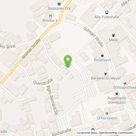 Standortübersicht der Tankstelle Charge-ON in 27211 Bassum