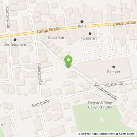 Standortübersicht der Tankstelle innogy eMobility Solutions GmbH in 27232 Sulingen