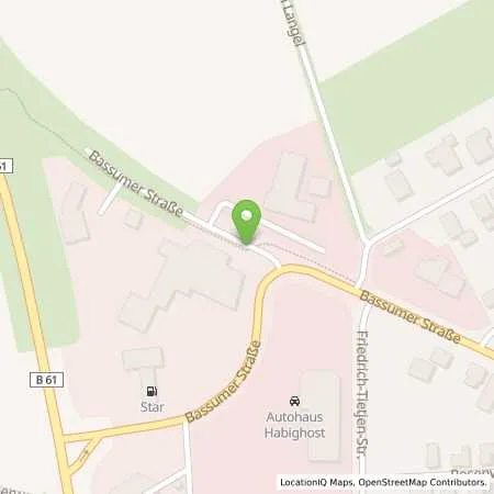 Standortübersicht der Tankstelle Autohaus Südring GmbH & Co KG in 27232 Sulingen