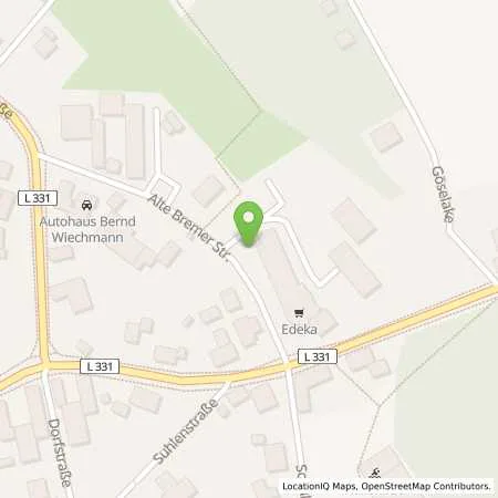 Standortübersicht der Tankstelle EWE VERTRIEB GmbH in 27327 Martfeld