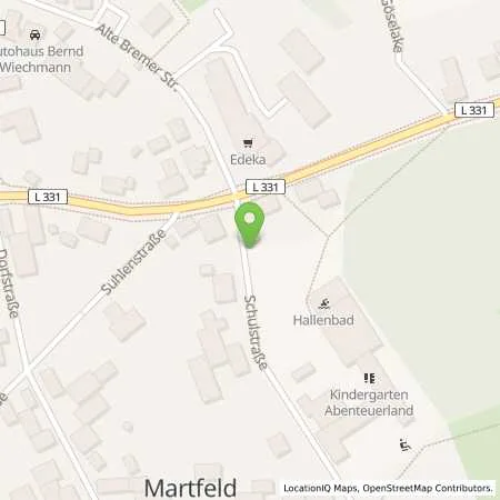 Standortübersicht der Tankstelle Charge-ON in 27327 Martfeld