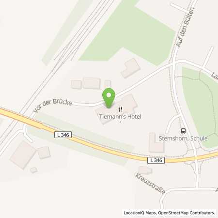 Standortübersicht der Strom (Elektro) Tankstelle: Stadtwerke EVB Huntetal GmbH in 48448, Stemshorn