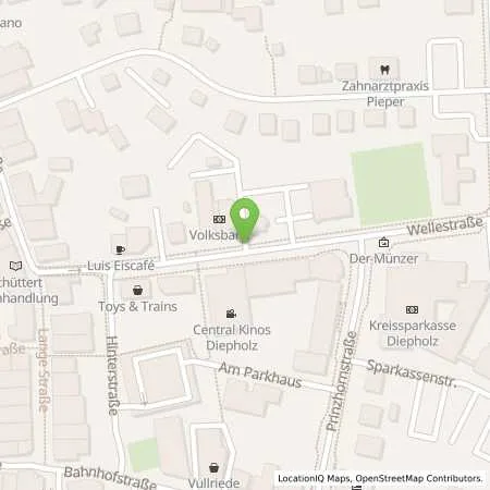 Standortübersicht der Tankstelle Stadtwerke EVB Huntetal GmbH in 49356 Diepholz