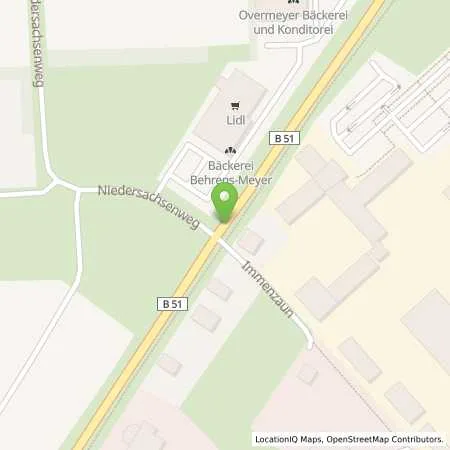 Standortübersicht der Tankstelle Lidl Dienstleistung GmbH & Co. KG in 49406 Barnstdorf