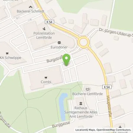 Standortübersicht der Tankstelle innogy eMobility Solutions GmbH in 49448 Lemförde