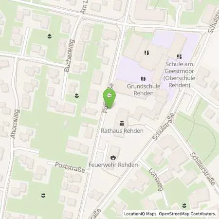 Standortübersicht der Tankstelle Stadtwerke EVB Huntetal GmbH in 49453 Rehden