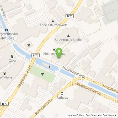 Standortübersicht der Tankstelle EWE Go GmbH in 26871 Papenburg