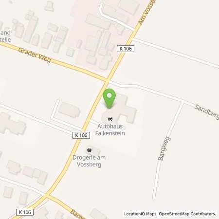 Standortübersicht der Tankstelle EWE Go GmbH in 26871 Papenburg