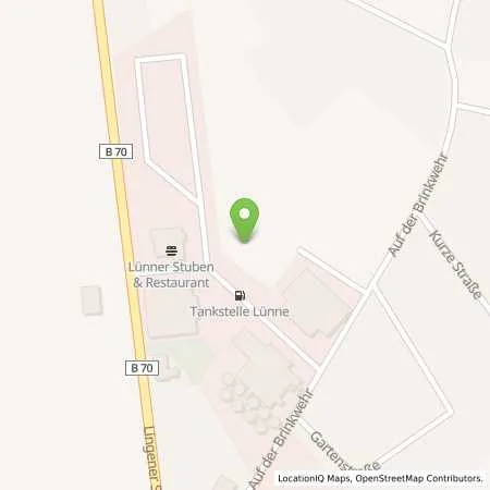 Standortübersicht der Tankstelle innogy SE in 48480 Lünne