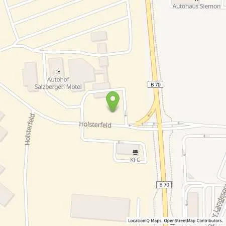 Standortübersicht der Tankstelle innogy eMobility Solutions GmbH in 48499 Salzbergen