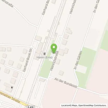 Standortübersicht der Tankstelle innogy SE in 49733 Haren (Ems)