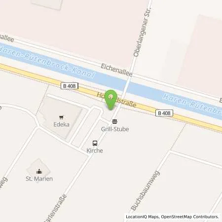 Standortübersicht der Tankstelle EWE Go GmbH in 49733 Haren