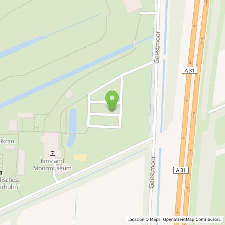 Standortübersicht der Strom (Elektro) Tankstelle: innogy SE in 49744, Geeste