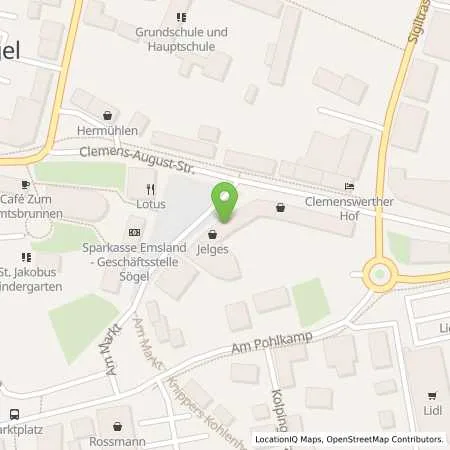 Standortübersicht der Tankstelle EWE Go GmbH in 49751 Sögel