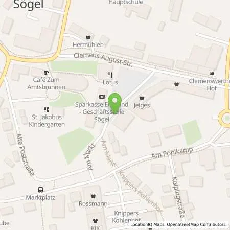 Standortübersicht der Tankstelle EWE Go GmbH in 49751 Sögel