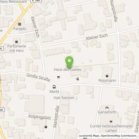 Standortübersicht der Tankstelle EWE Go GmbH in 49762 Lathen