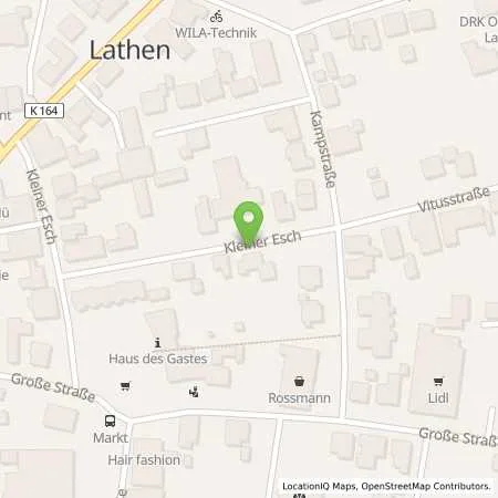 Standortübersicht der Tankstelle EWE Netz GmbH in 49762 Lathen