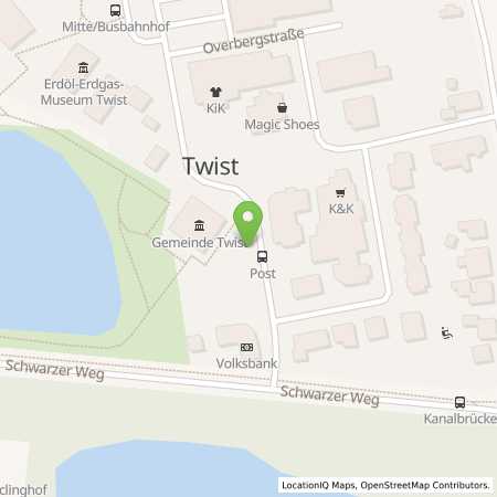 Standortübersicht der Strom (Elektro) Tankstelle: innogy SE in 49767, Twist