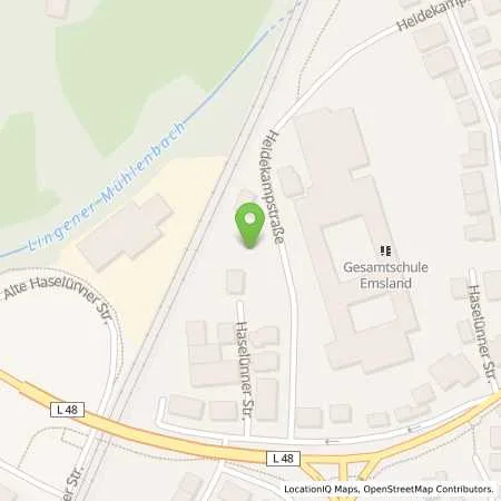 Standortübersicht der Tankstelle innogy SE in 49809 Lingen (Ems)