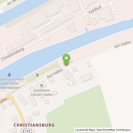 Standortübersicht der Strom (Elektro) Tankstelle: EWE Go GmbH in 26316, Varel