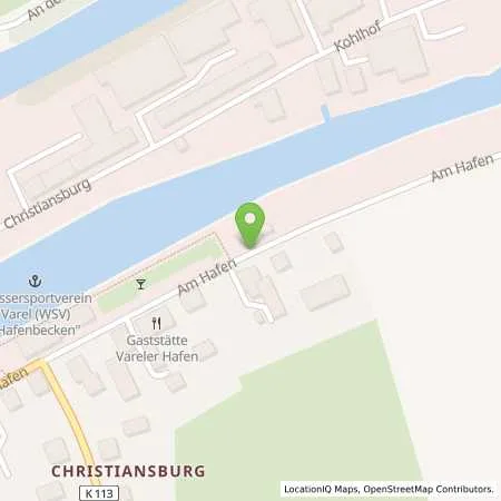 Standortübersicht der Tankstelle EWE Go GmbH in 26316 Varel