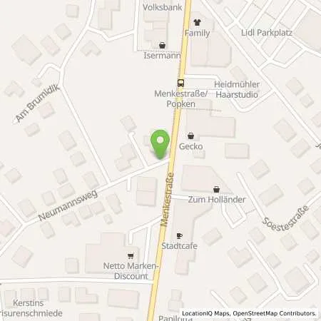 Standortübersicht der Tankstelle EWE Go GmbH in 26419 Schortens