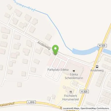 Standortübersicht der Tankstelle EWE Go GmbH in 26434 Wangerland