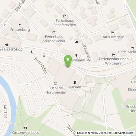 Standortübersicht der Tankstelle EWE Go GmbH in 26434 Wangerland