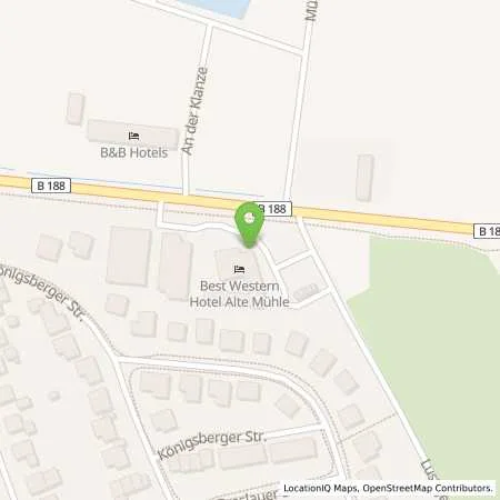 Standortübersicht der Tankstelle LSW Energie GmbH & Co. KG in 38554 Weyhausen