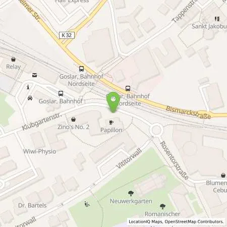 Standortübersicht der Tankstelle Harz Energie GmbH & Co. KG in 38640 Goslar