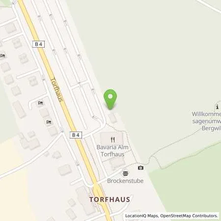 Standortübersicht der Tankstelle Harz Energie GmbH & Co. KG in 38667 Altenau