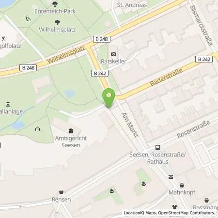 Standortübersicht der Tankstelle Harz Energie GmbH & Co. KG in 38723 Seesen