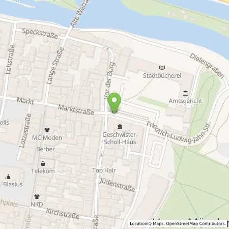 Standortübersicht der Tankstelle Versorgungbetriebe Hann. Münden GmbH in 34346 Hann. Münden