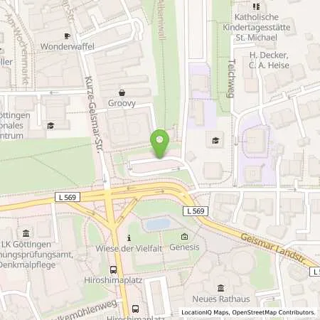 Standortübersicht der Tankstelle EAM Netz GmbH in 37037 Göttingen