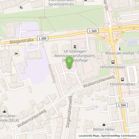 Standortübersicht der Tankstelle EAM Netz GmbH in 37037 Göttingen