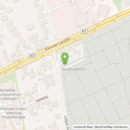 Standortübersicht der Tankstelle Stadtwerke Göttingen AG in 37081 Göttingen