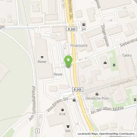 Standortübersicht der Tankstelle Stadt Herzberg am Harz in 37412 Herzberg am Harz