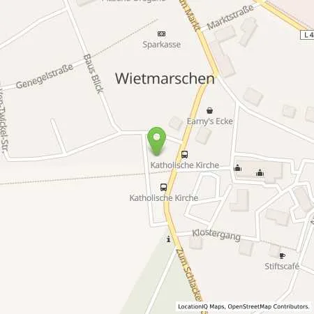 Standortübersicht der Tankstelle nvb Nordhorner Versorgungsbetriebe GmbH in 49835 Wietmarschen