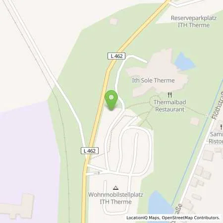 Standortübersicht der Tankstelle GWS Stadtwerke Hameln GmbH in 31020 Salzhemmendorf